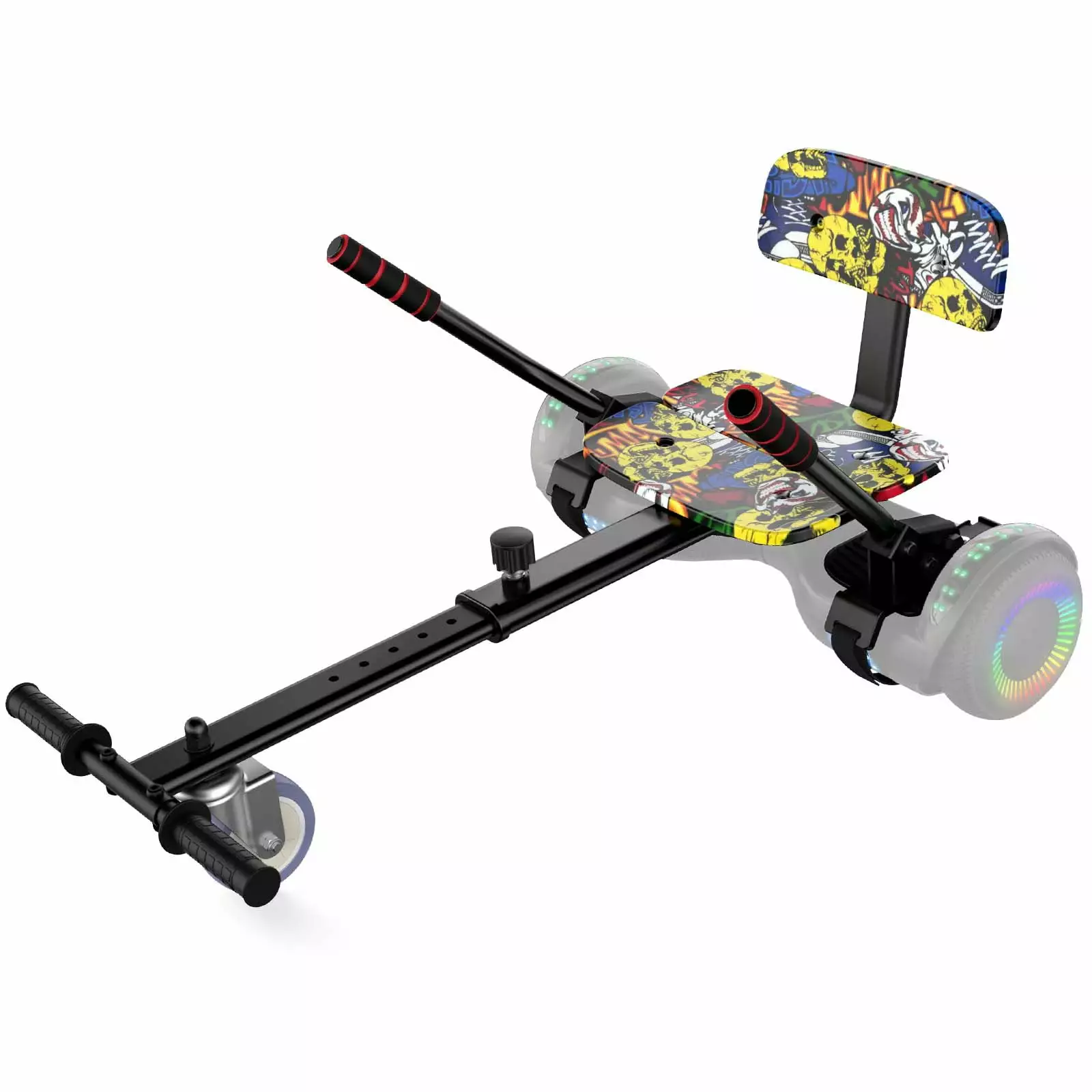 Hoverboard Seat Attachment. Adjustable Hoverboards Accessories. Compatible with 6.5/ 8/ 10 Hoverboards for Kids. Graffiti