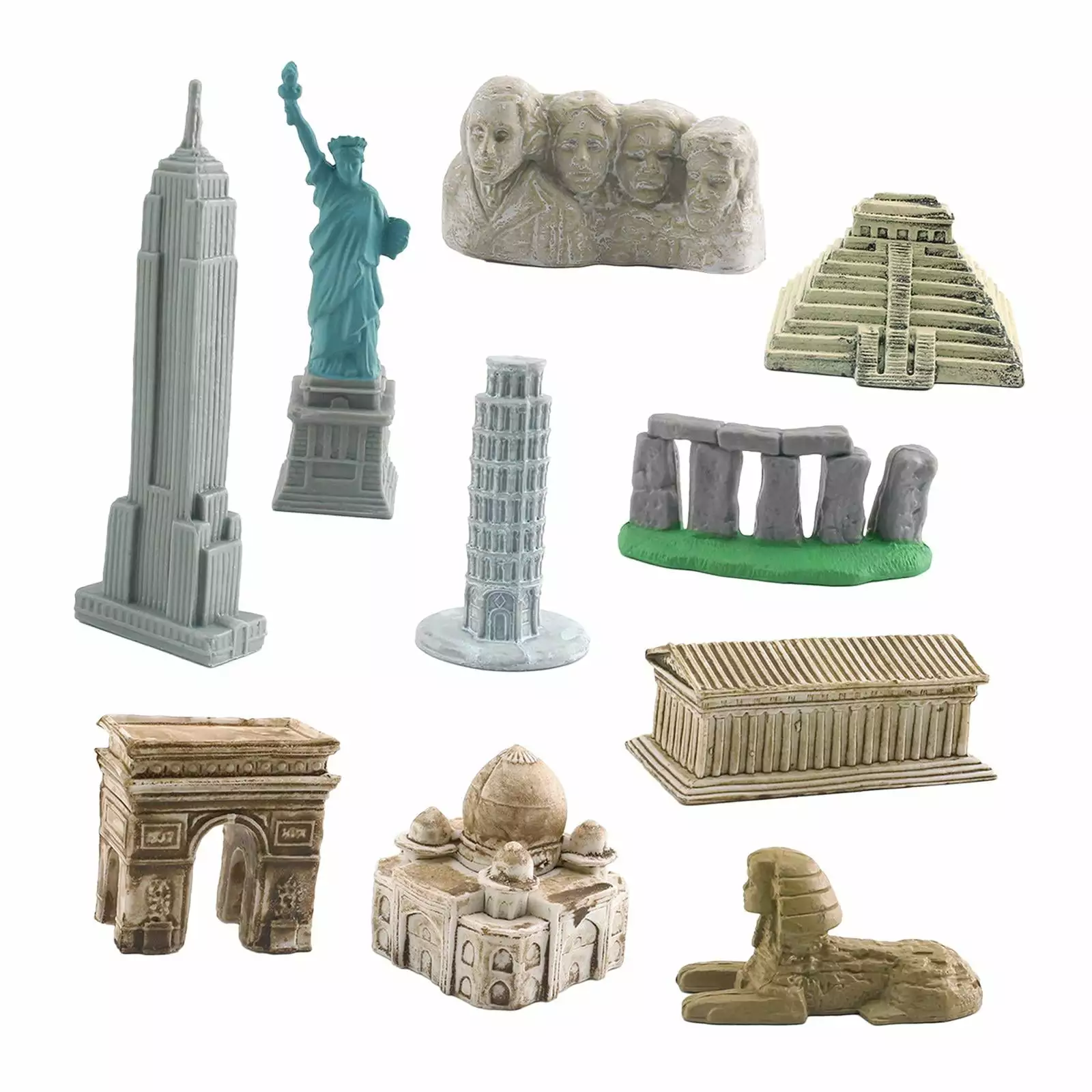 STARTIST Historical Landmarks Building Kits. Mini Building Kits. Learning Toy. Mini Figurines Around The World for Desktop Kids Adults 10 pcs