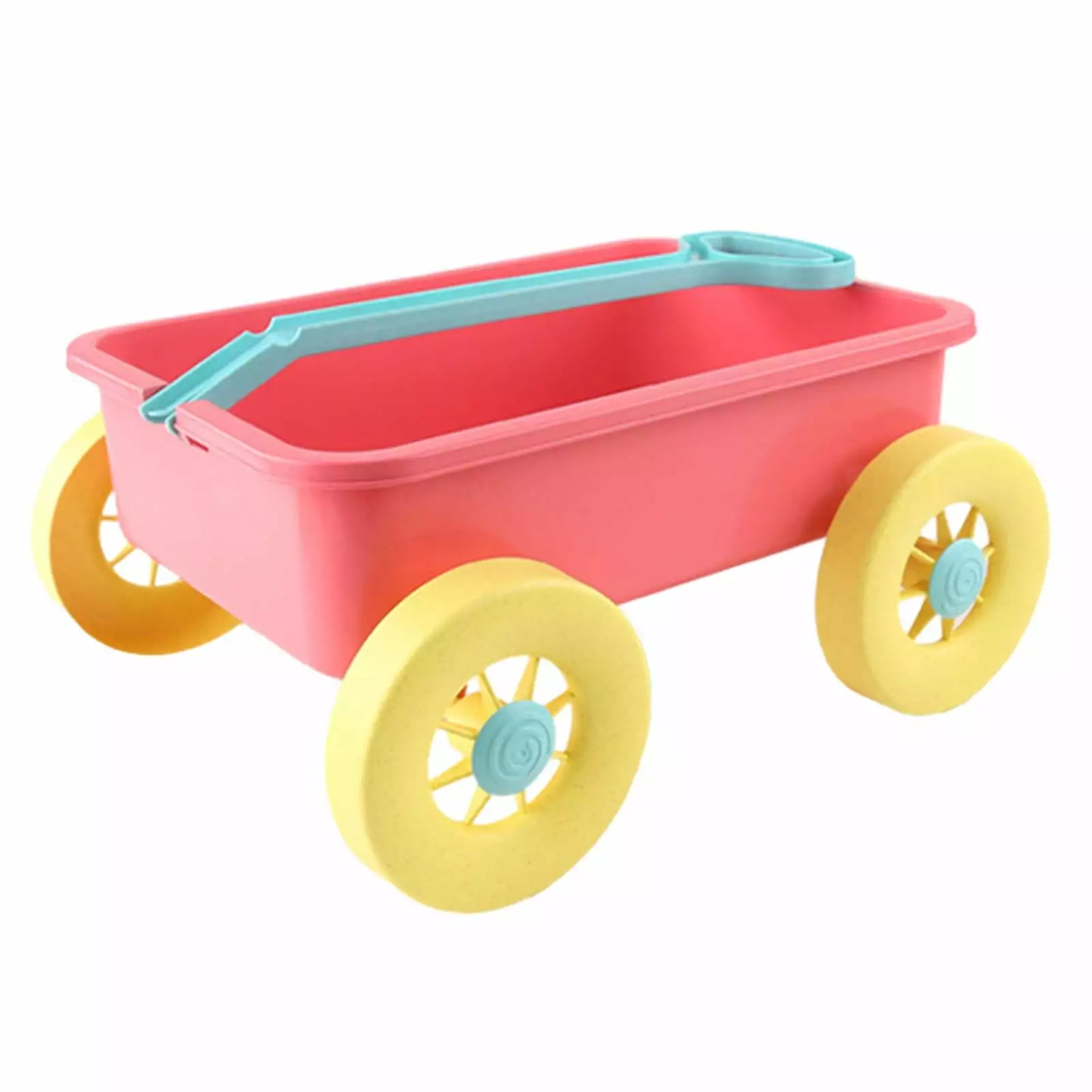 STARTIST Pretend Play Wagon Toy. Children Wagon Cart. Kid Outdoor Toy. Portable Pull Car Toy Sand Toy Trolley for Summer Yard Outdoor