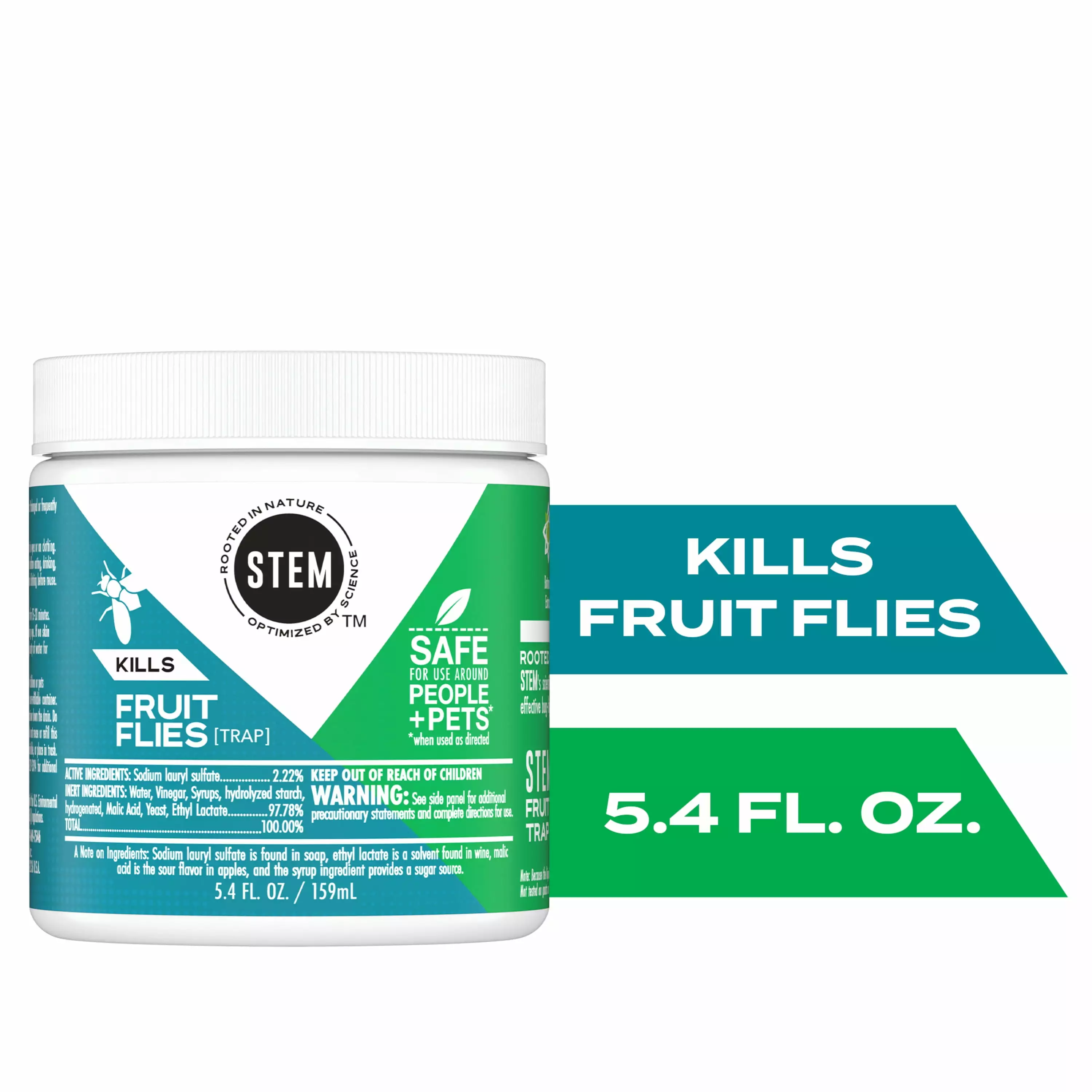 STEM Kills Indoor Safe Fruit Flies Trap. 5.4 fl oz