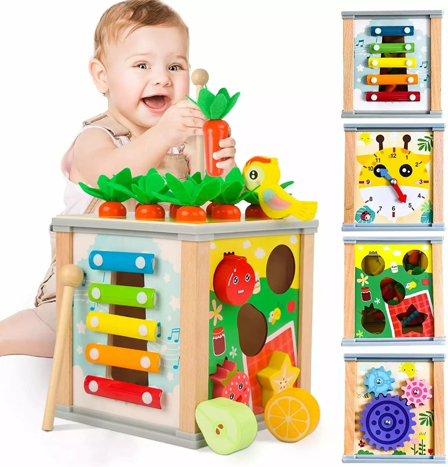 Shape Sorter Toys for Baby 12-24 Months. Montessori Toys for Toddlers 1 2 Years Old Boys Girls Christmas Gifts