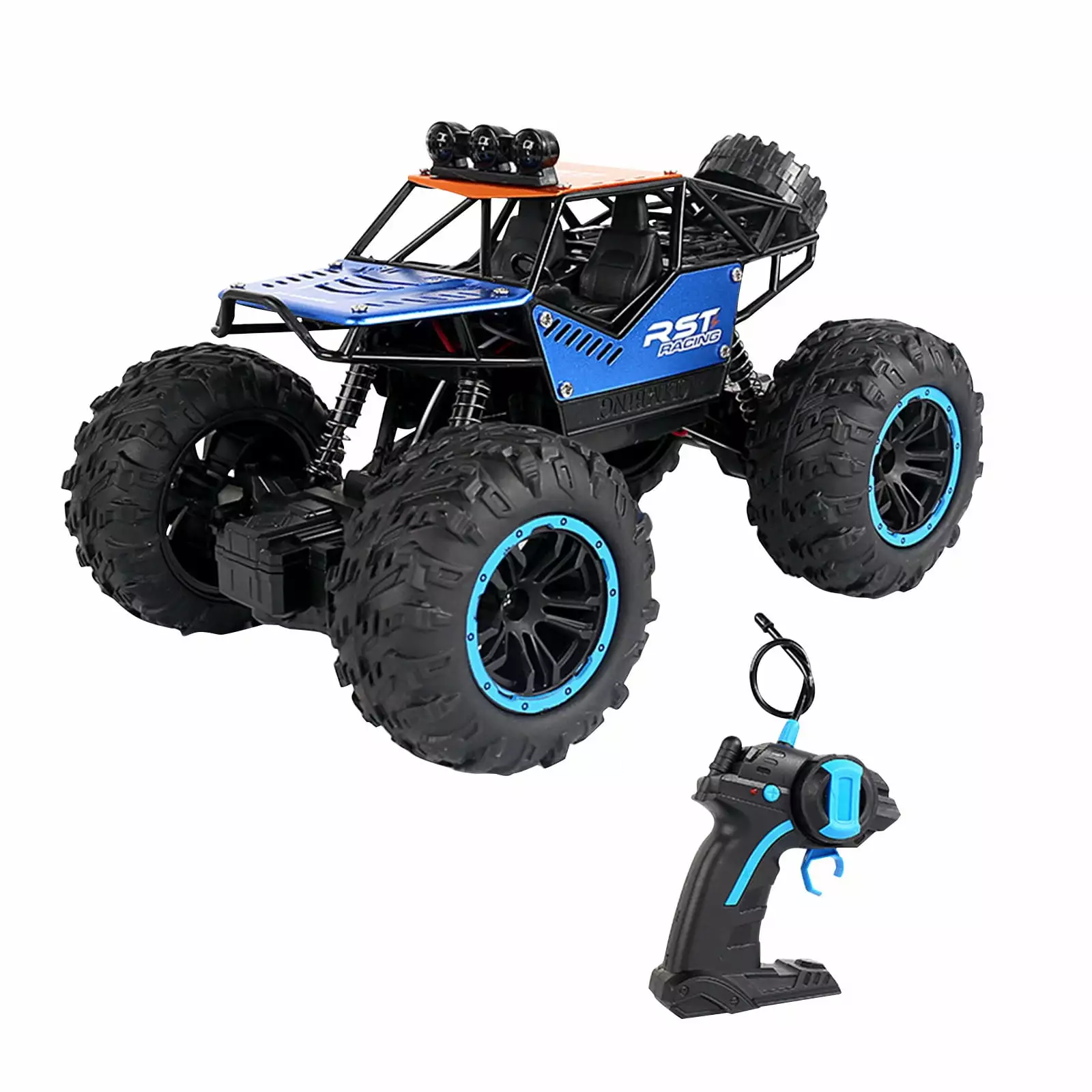 Lyinloo Toys for Clearance.1:18 Scale All Terrain Rc Cars. High Speed 4Wd Remote Control Car with 2 Rechargeable Batteries. 4X4 off Road Monster Truck.Electric Vehicle Toys Gifts for Kids and Adults