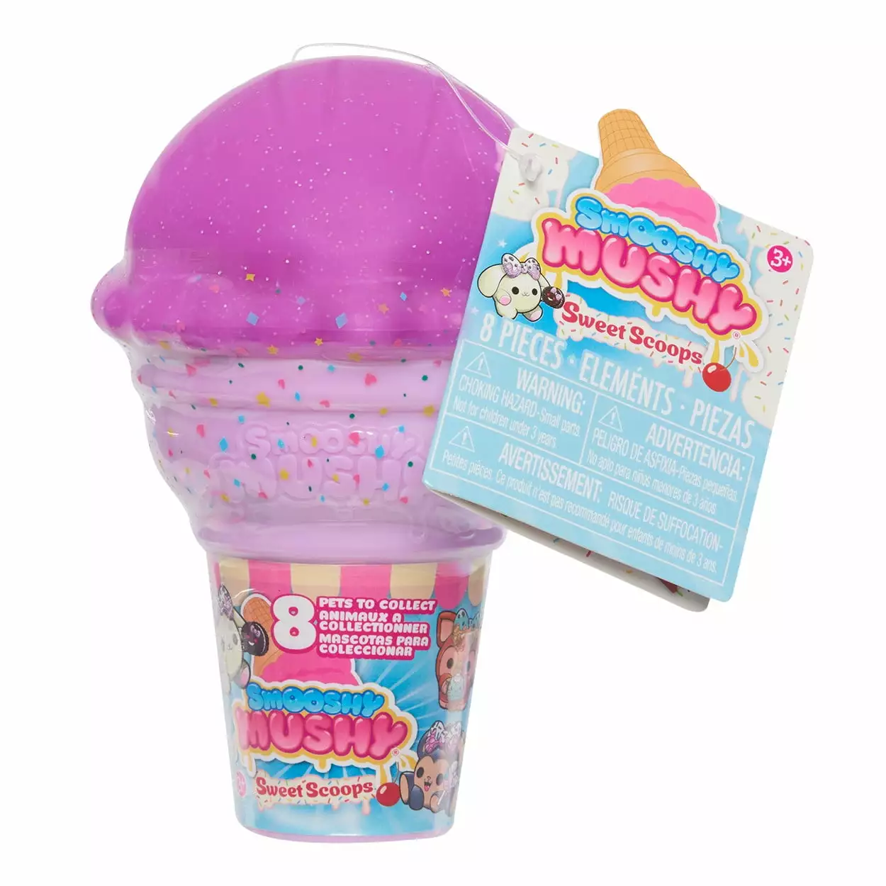 Smooshy Mushy Sweet Scoops Series 1. Collectible Squishy Fidget Toys. Kids Toys for Ages 3 up