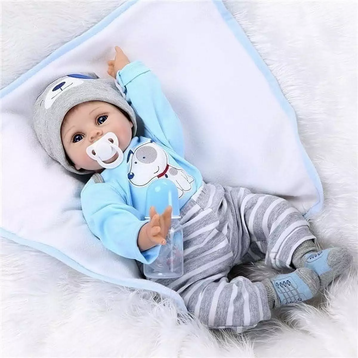 Soft Silicone Cute Lifelike Reborn Baby Doll Toys Children Birthday Gifts