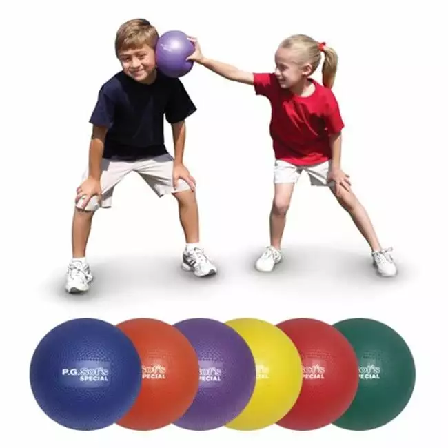 Sport Supply Group 1064957 Color My Class P.G. Soft Balls. Pack of 6