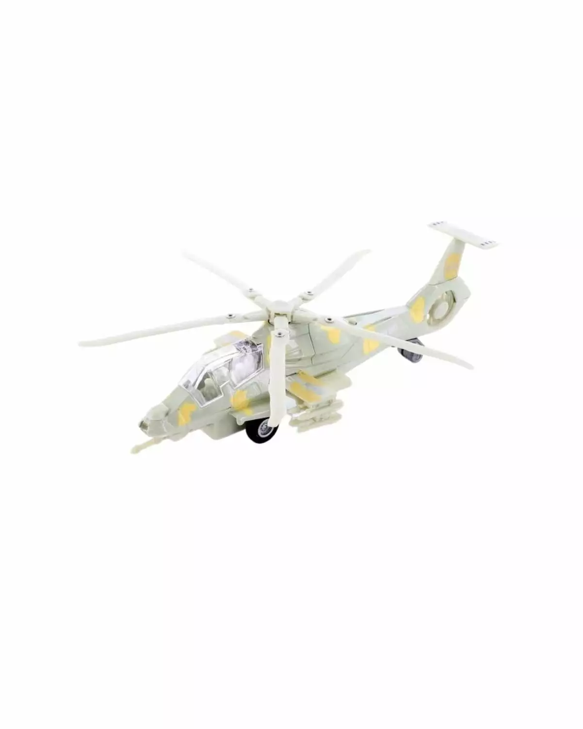 Stealth Copter with Light & Sound Diecast Model Toy Helicopter but NO Box. Stealth Copter Ivory. Size: 8. Fun Stuff