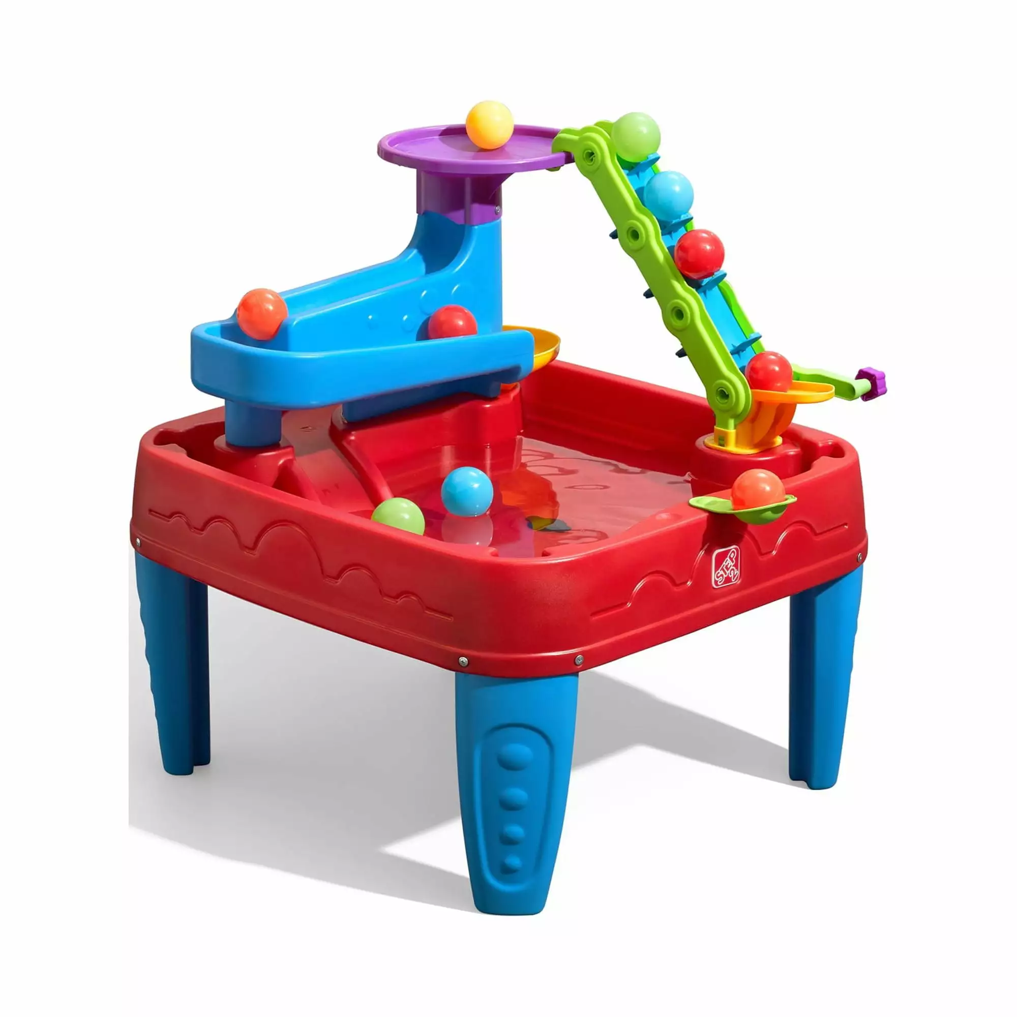 Step2 STEM Discovery Ball Red Plastic Water Table for Toddlers