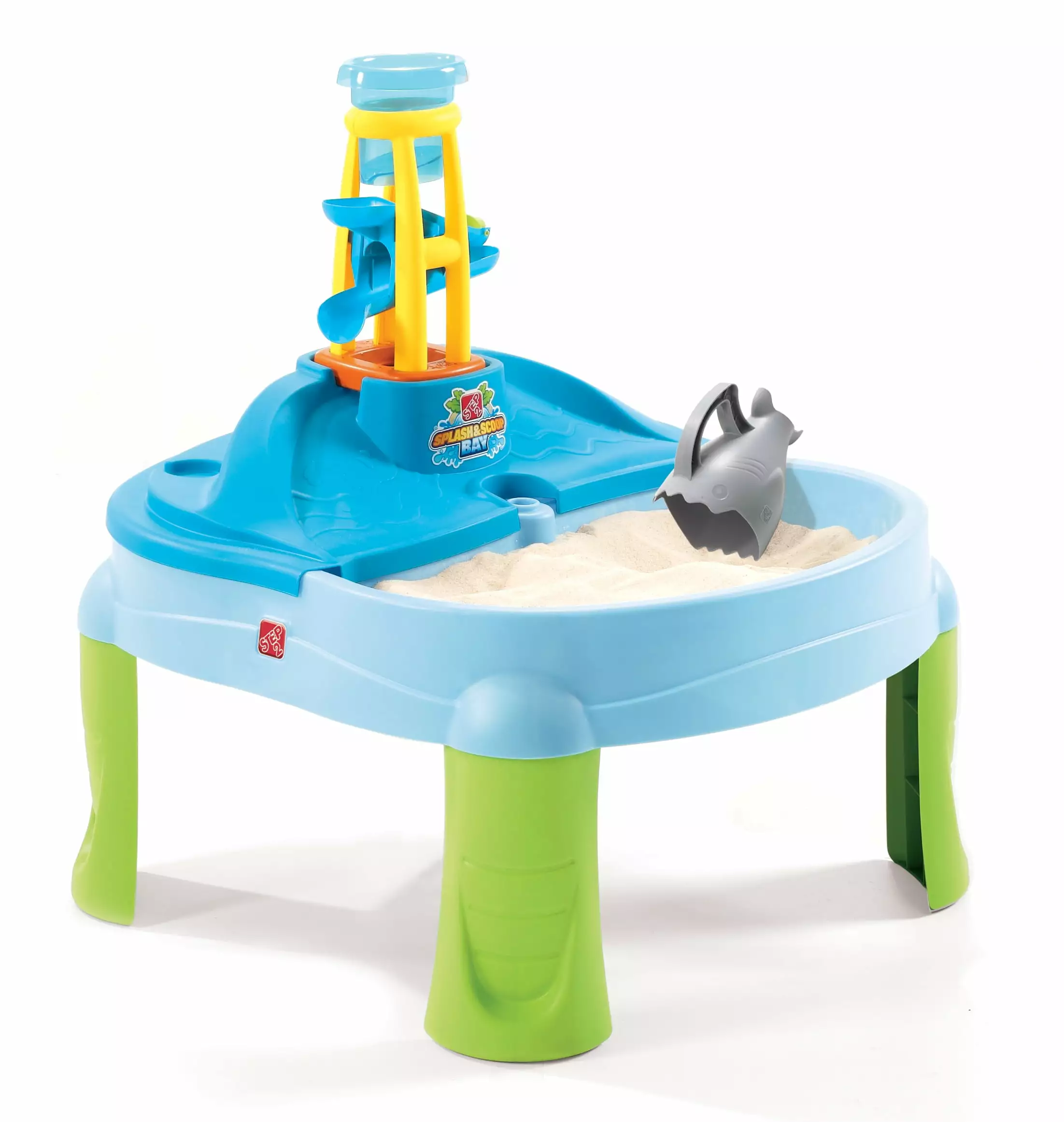 Step2 Splash n' Scoop Bay Blue Plastic Sand and Water Table for Toddlers