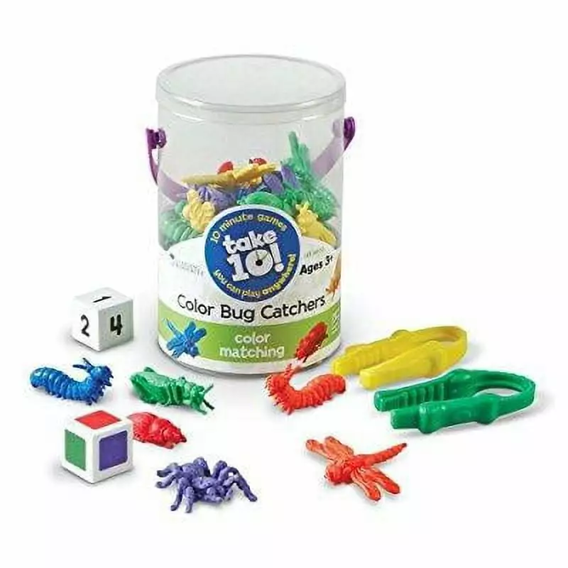 Learning Resources Take 10! Color Bug Catchers. Ages 3+