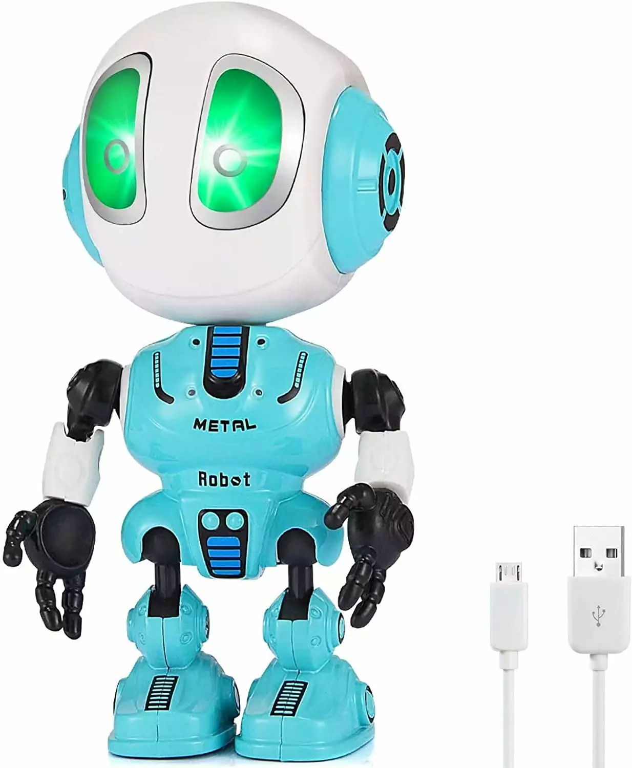 Talking Robot for Kids Toys - Mini Robot Toys That Repeats What You Say. Toys for 2 3 4 5 6 7 8 Year Old Girls and Boys.Christmas Toys for Age 2+ Boys and Girls Gift (Blue)