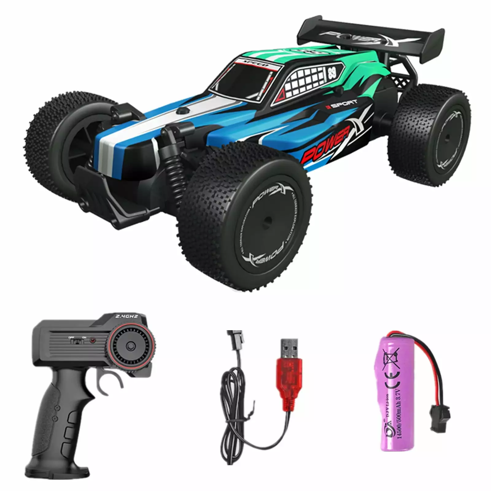 Tarmeek Remote Control Car 1:10 Scale Remote Control Truck. 4WD Top Speed All Terrains Off Road RC Truck .Waterproof RC Car with 2 Rechargeable Batteries for Kids and Adults Christmas Gifts 2022