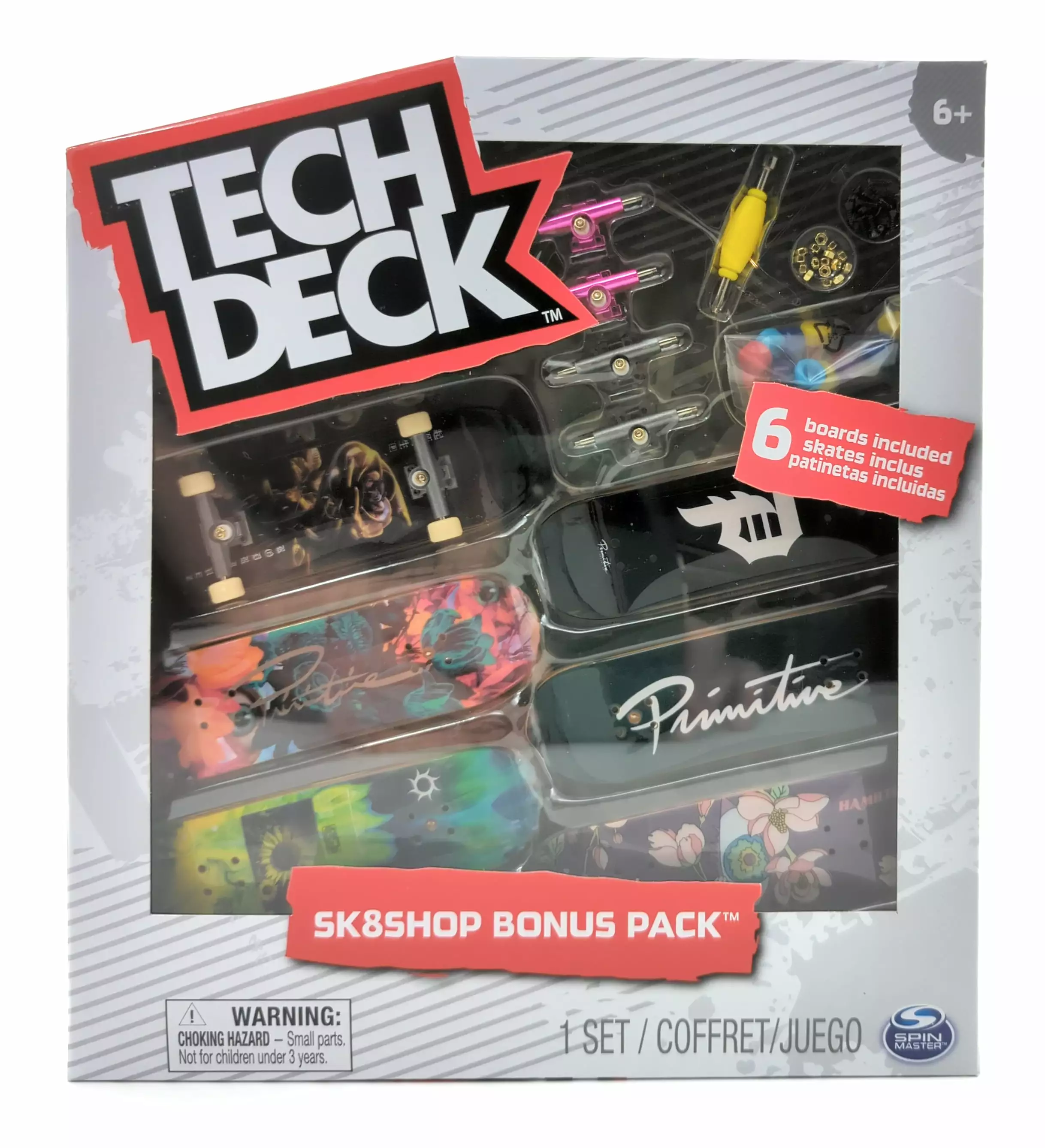 Tech Deck Primitive Skateboards 2022 Drop 3 Sk8shop Bonus Pack