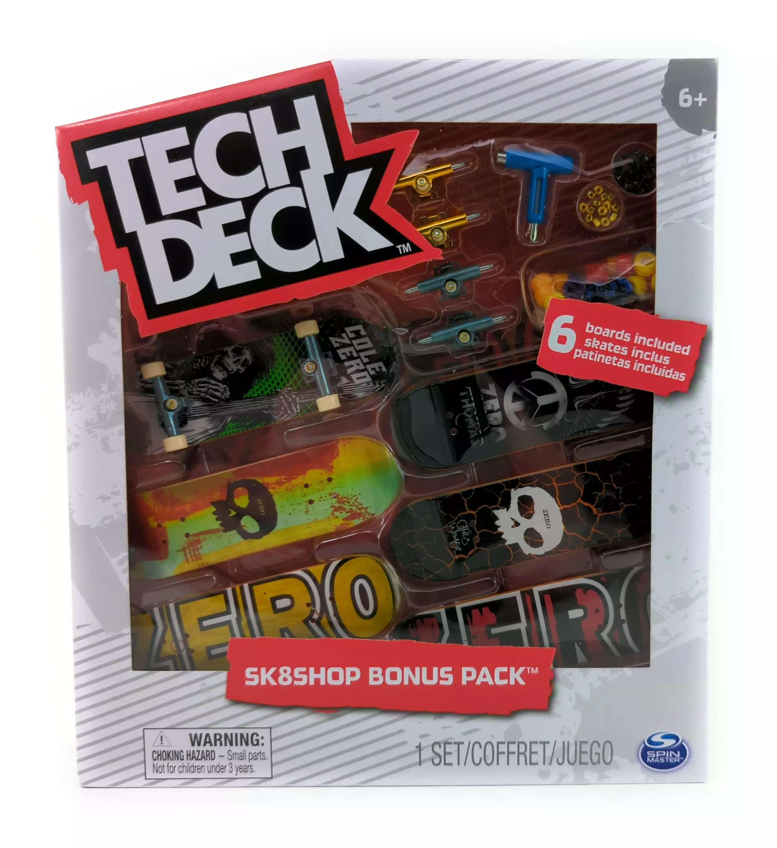 Tech Deck Zero Skateboards Sk8shop Bonus Pack Fingerboards