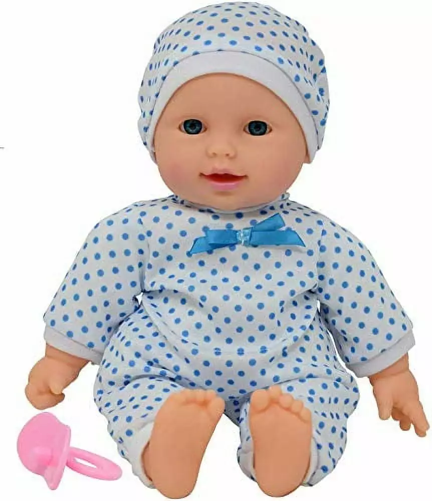 The New York Doll Collection Boy Baby Doll Playset. 2 Pieces