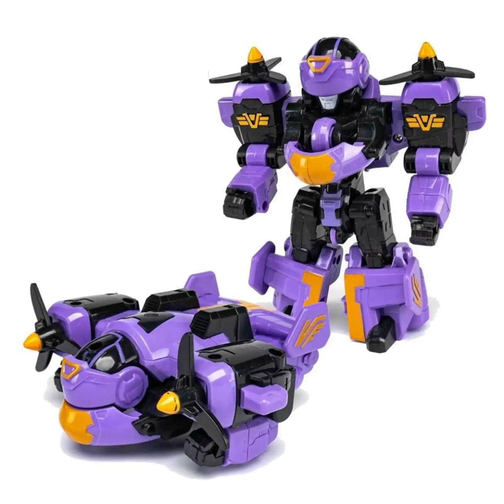 TongL 15cm Robot Transformer Toy Various Style Fast Fighter Aircraft Tractor Tank Train Cartoon Model Toy Collectible Children Robot Tr