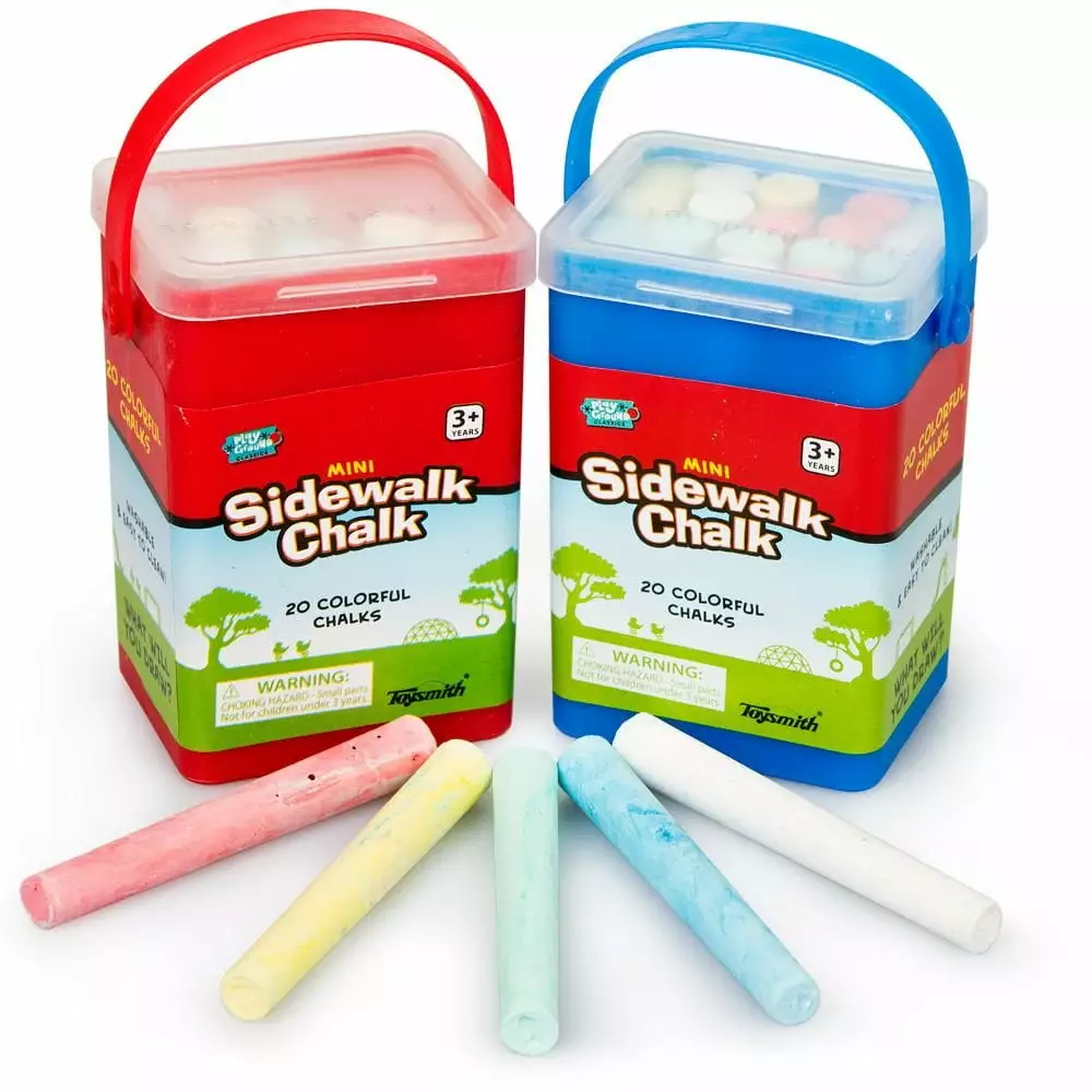 Toysmith - Mini Sidewalk Chalk (Pack of 3)