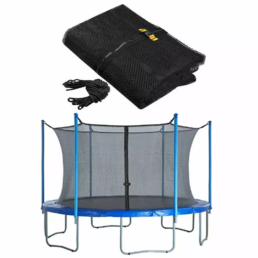 Trampoline Protective Net Jumping Safety Protection Guard (6 Poles 2.44m)