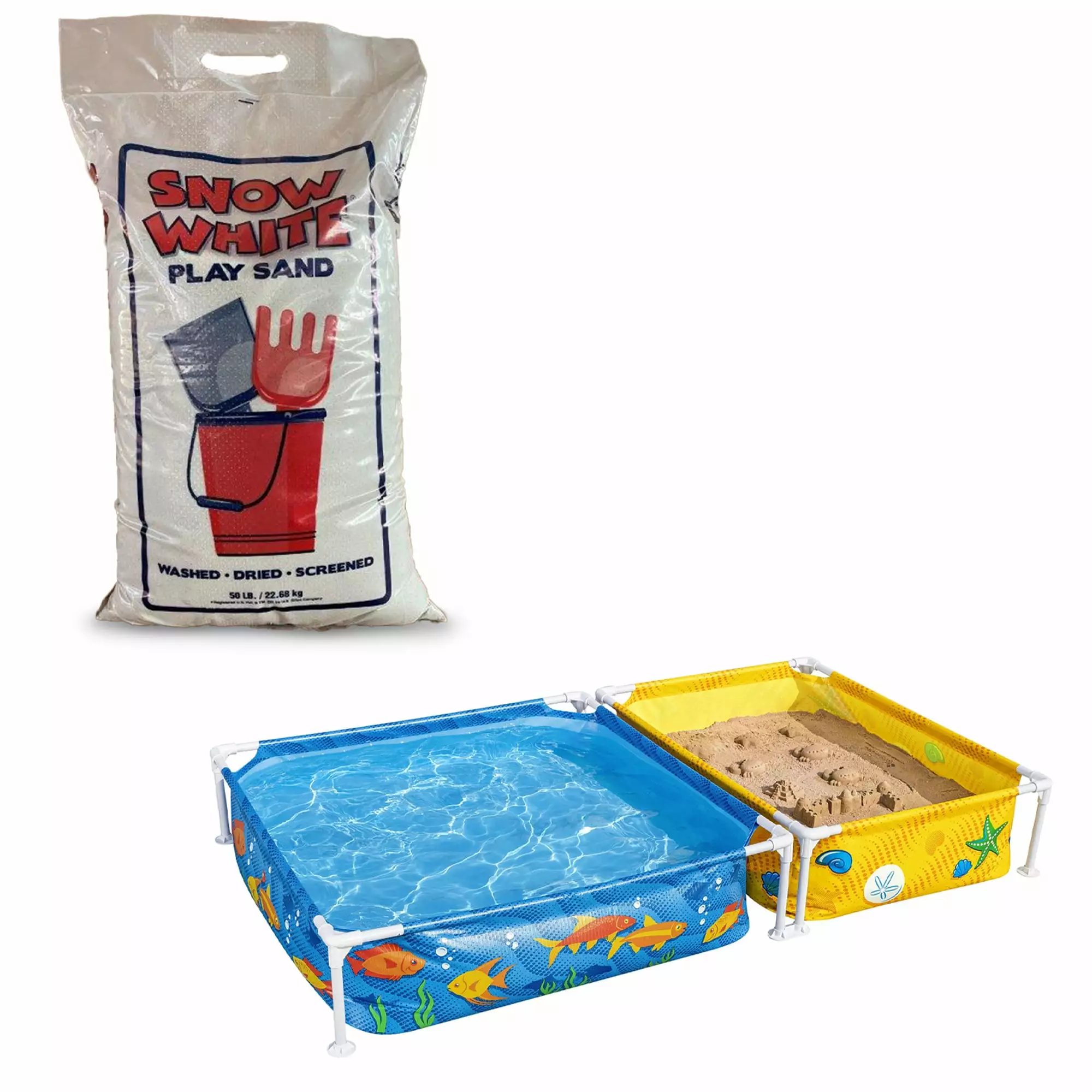 US Silica Sand for Sand Tables with H2OGO! My First Frame Kiddie Pool