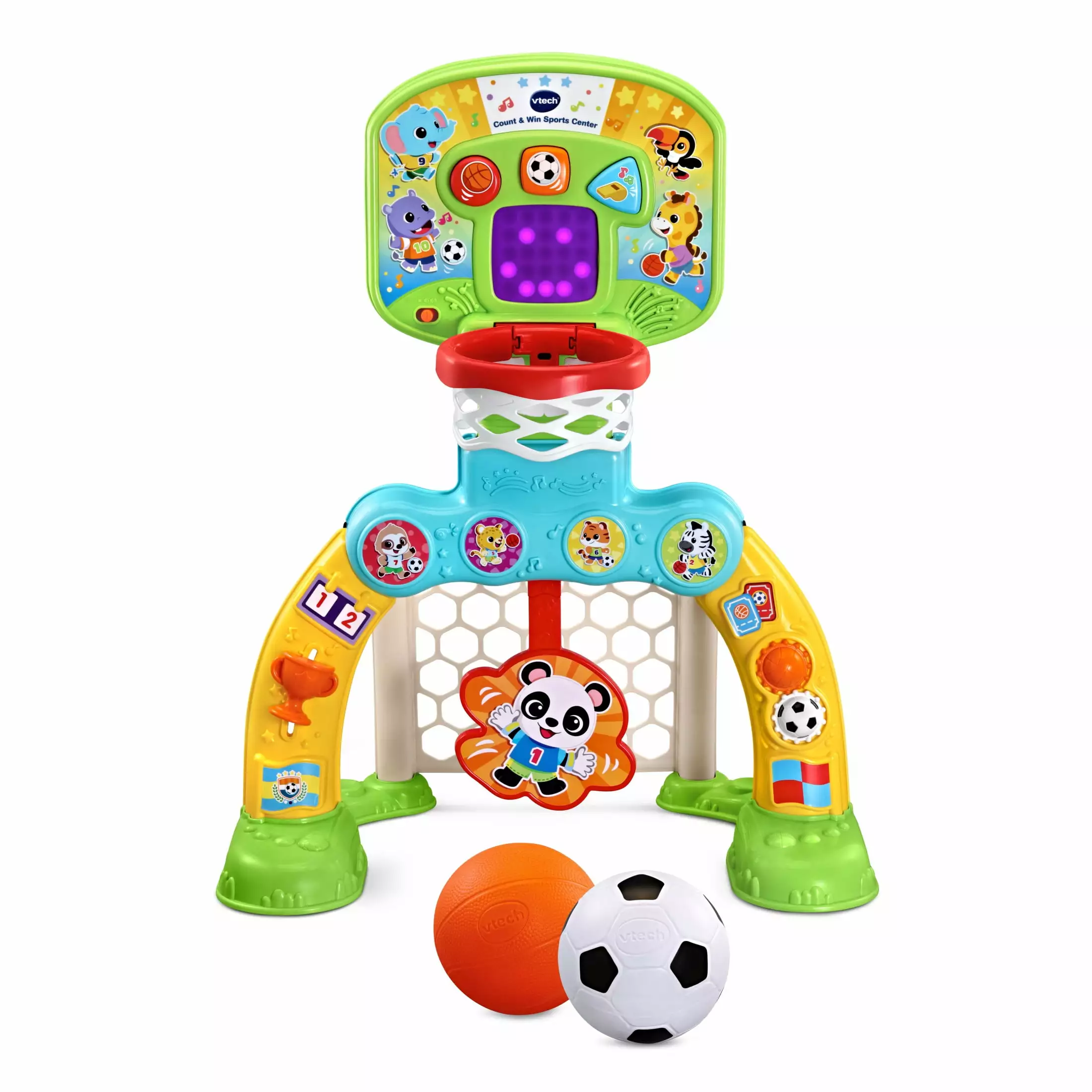 VTech Count & Win Sports Center. Basketball and Soccer Toy for Toddlers. Teaches Physical Activity