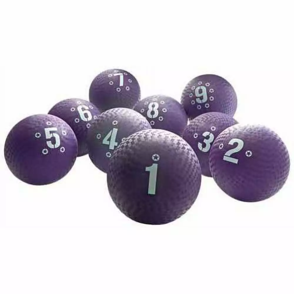 Voit Playground Balls with Numbers and Stars