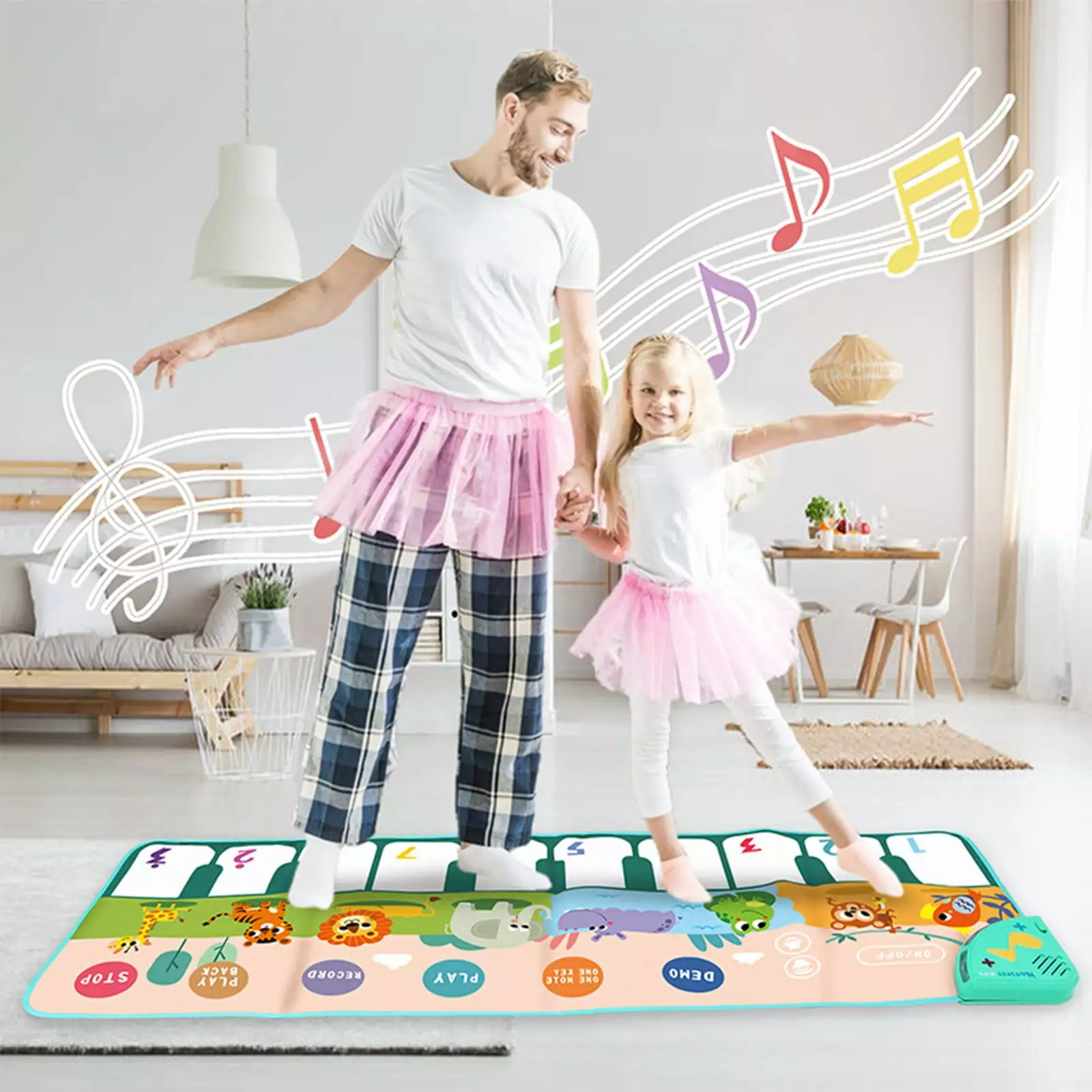 WQQZJJ Home Essentials Toys For 1 Year Old Boy Gifts. Piano Mat Montessori Toys For 1 2 Year Old Boy.Educational Musical Toys First Birthday Gifts For 1 2 3 Year Old Boys Clearance