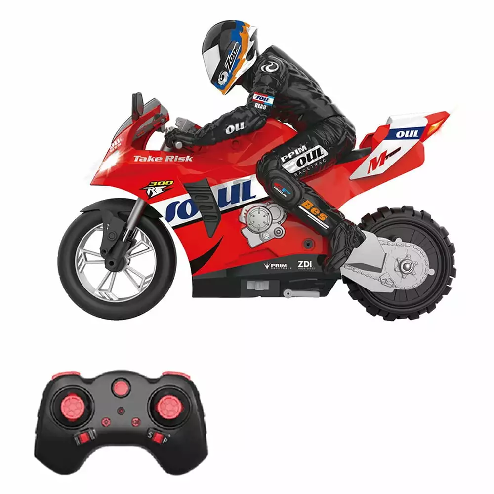 Walmeck Stunt Motorcycle with Remote Control. Self Balancing and Drift Capability