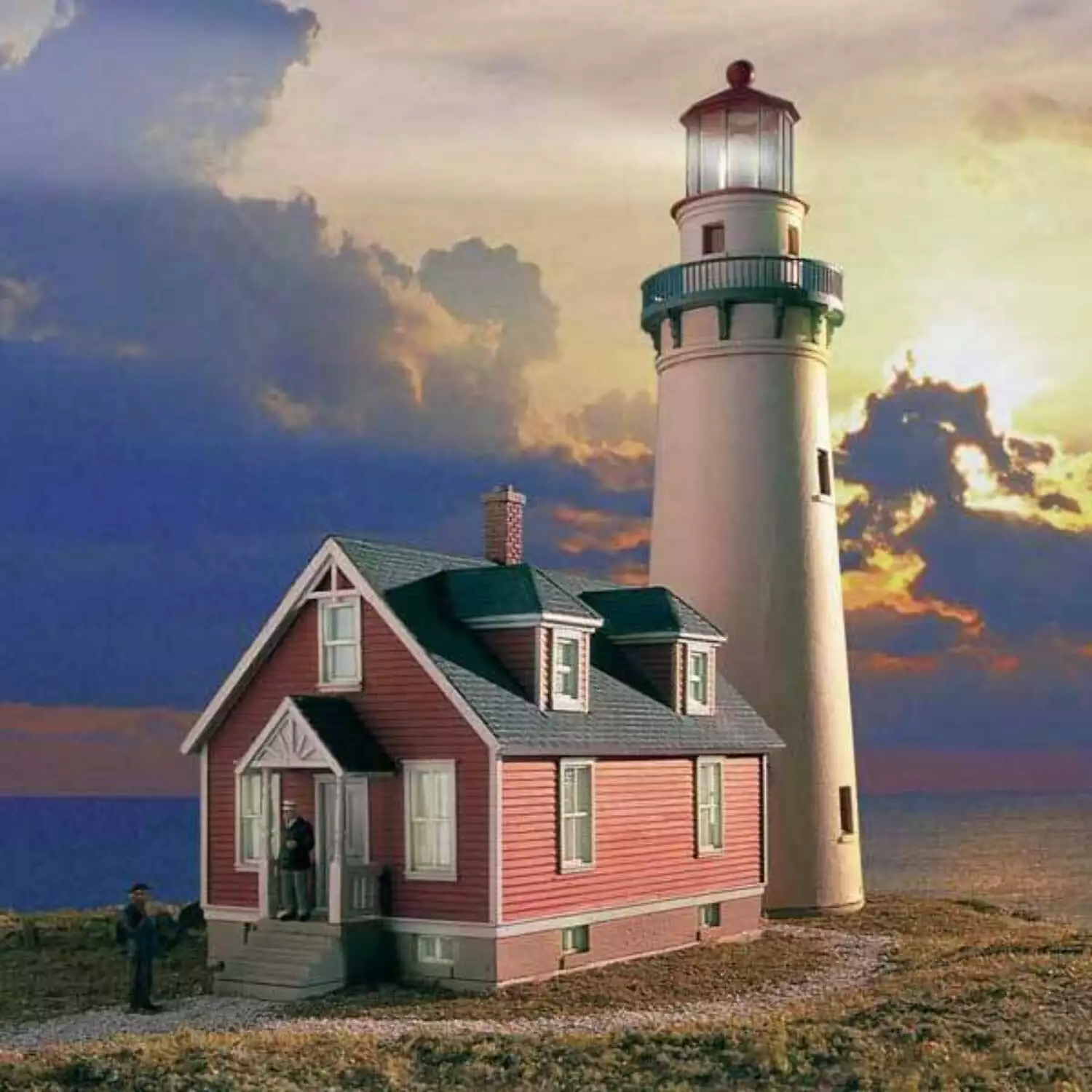 Walthers Cornerstone HO Scale Rocky Point Lighthouse Kit