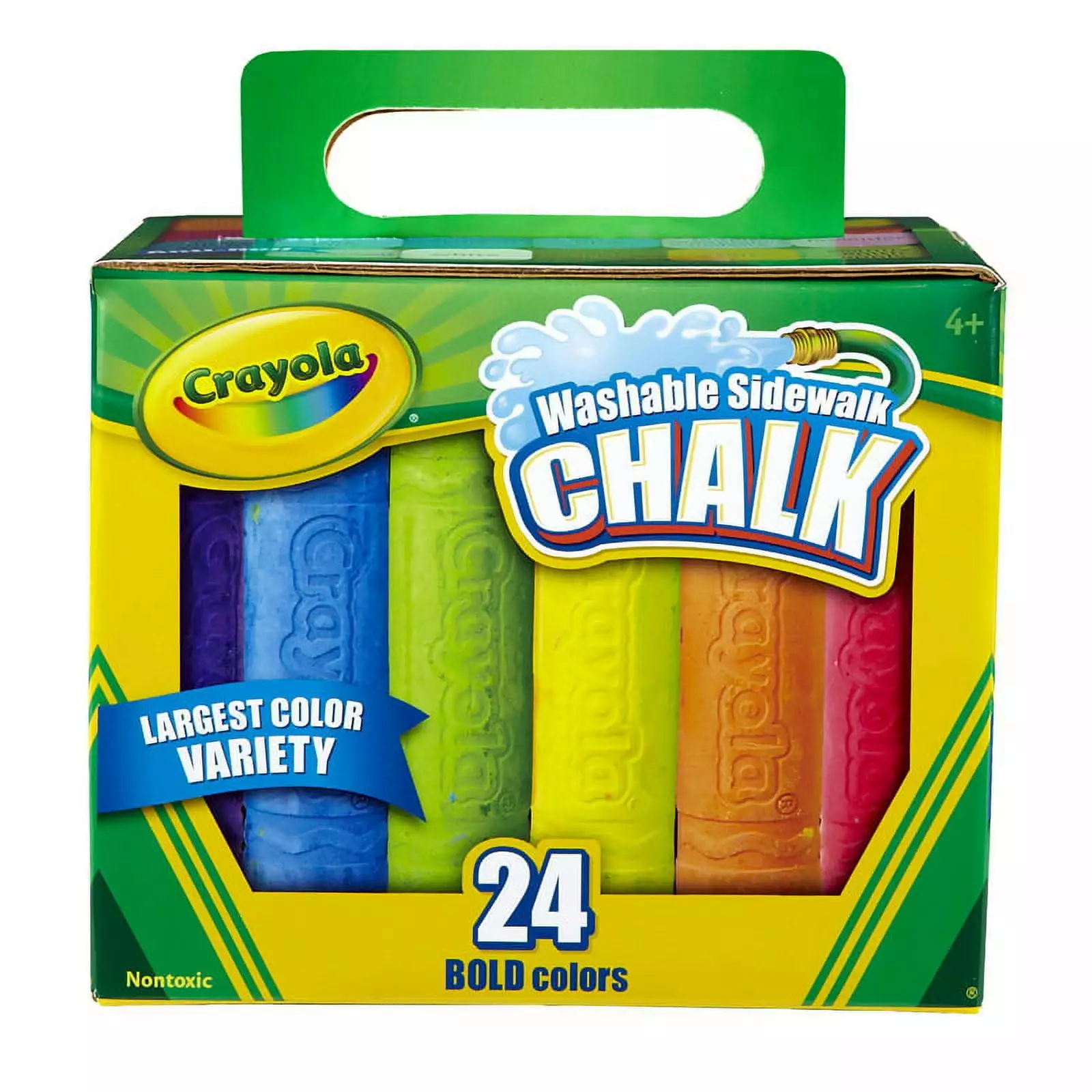 Washable Sidewalk Chalk. 24 Colors | Bundle of 10 Boxes