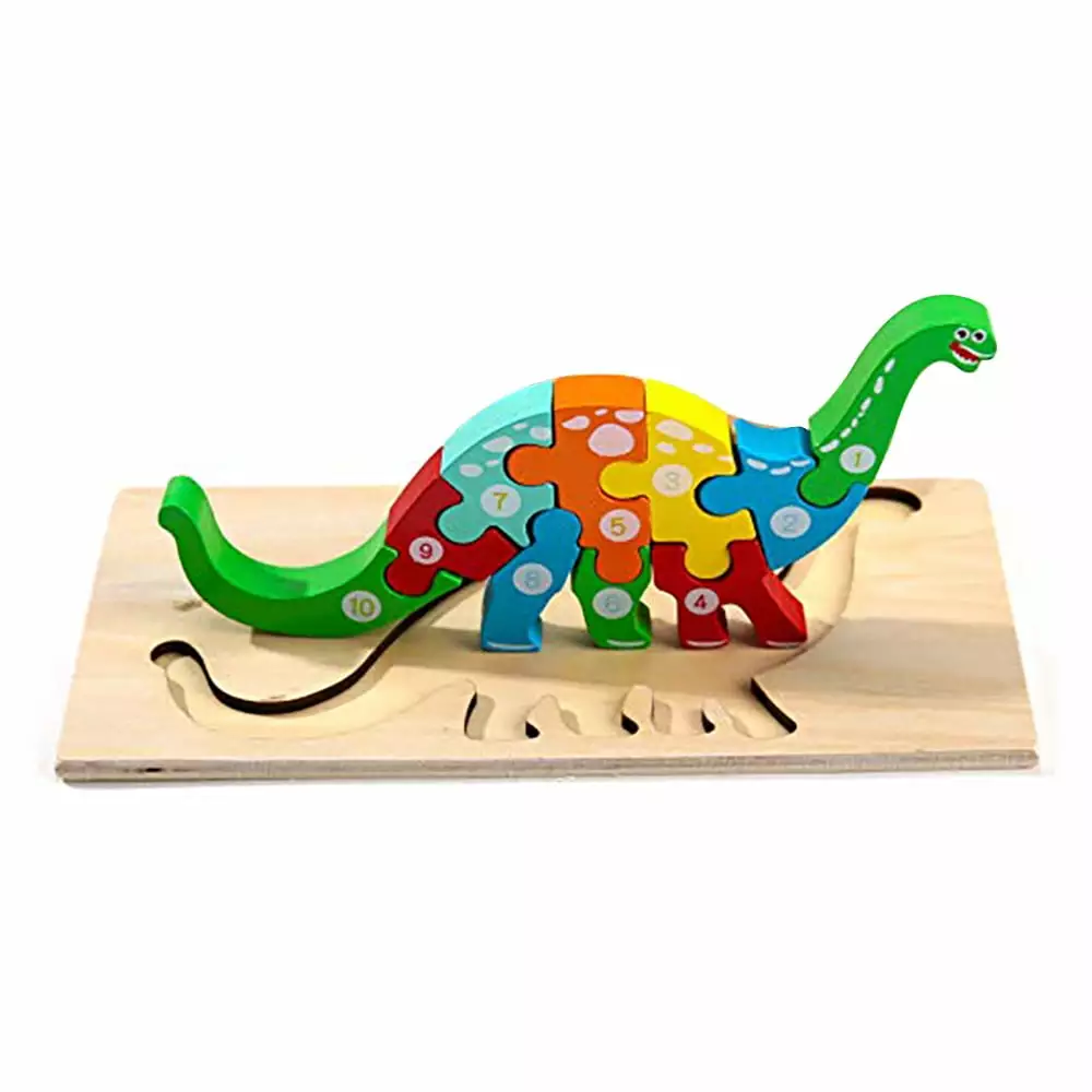 Wooden Toddler Puzzles for Kids. Montessori Toys for 2 Year Old. Dinosaur Wooden Puzzles for Toddlers. Toddler Puzzle Toddler Toys