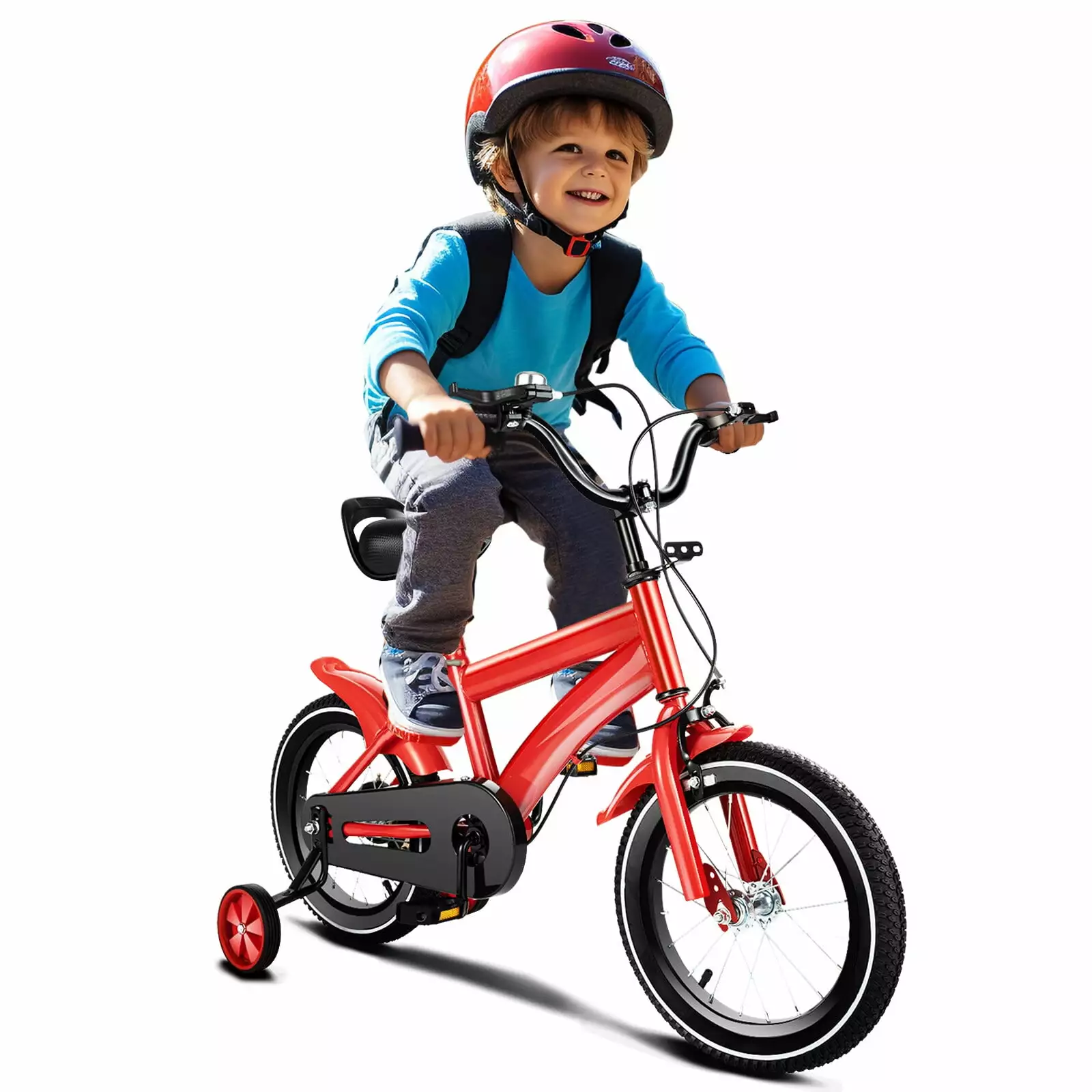 Wuzstar 14 Children's Bicycle Kids Bike with Removable Training Wheels Child's Bike for Boys Girls Age 3-6 Years