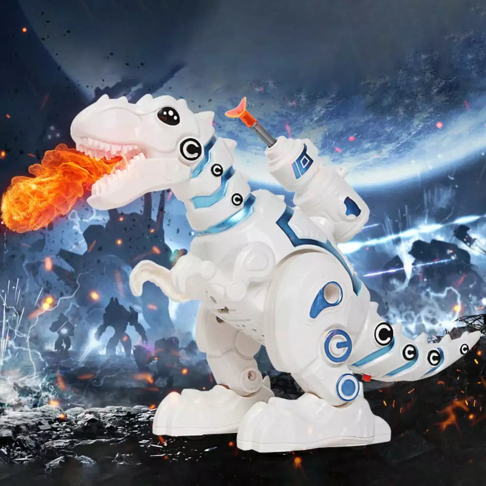 Xinhuaya Dinosaur Toys for Kids 3-5 5-7 | Fire Breathing & Walking Dinosaur Toys Gifts for Boys - Electronic Robot Dinosaurs Great STEM Toys for Boys Girls Ages 3 4 5 6 7 Year