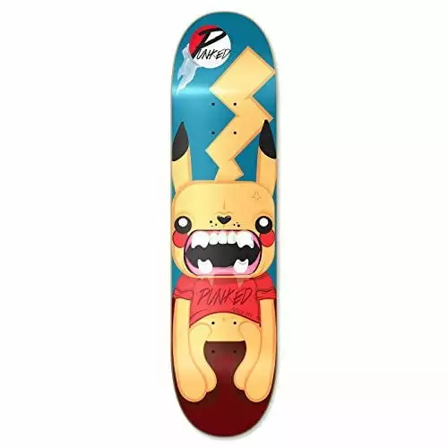 Yocaher Pika Series Skateboards Deck ONLY - Skateboard Deck Size 7.75. 8.0. 8.25. or Mini Cruiser 27 x 8. or Micro Cruiser 25 x 6.5 Skateboard Cruiser Deck only (32 x 8.25)