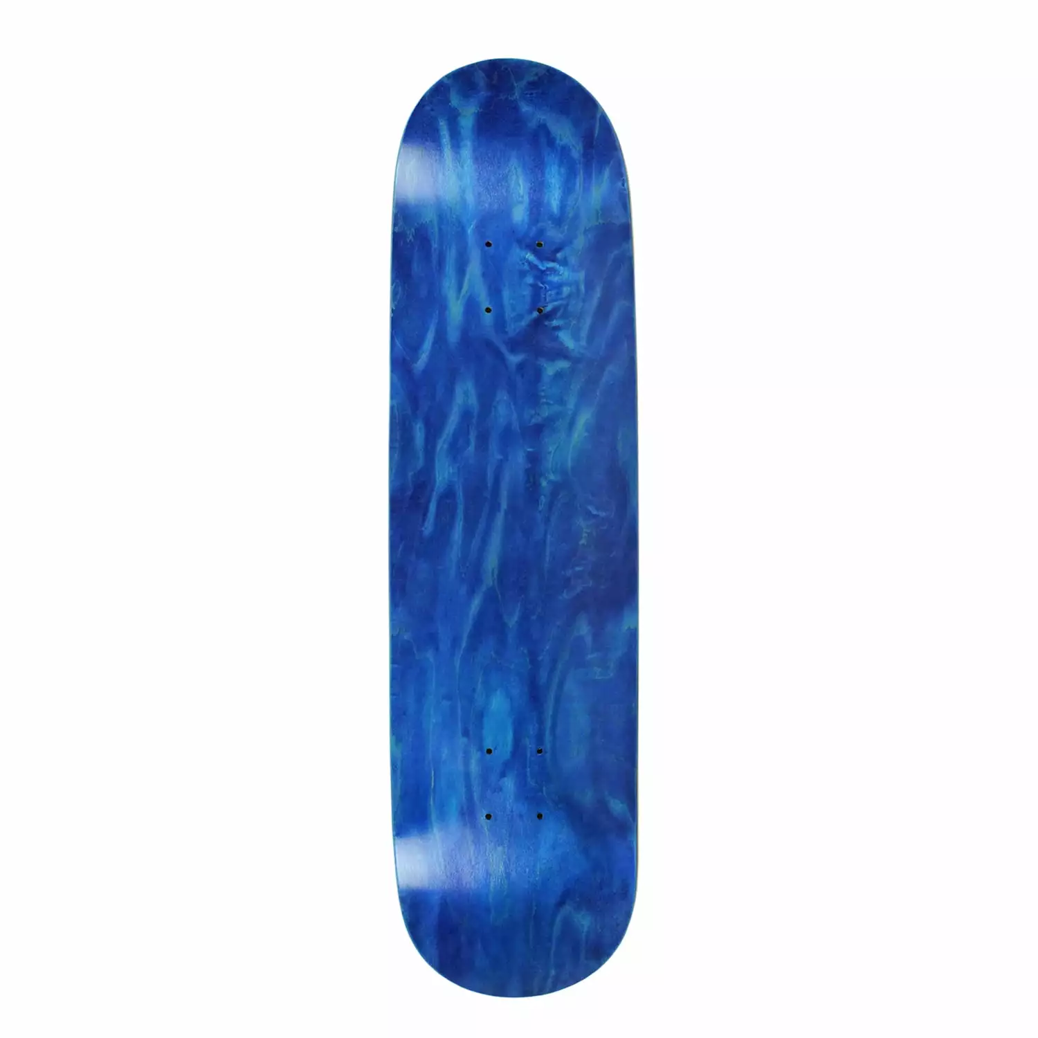 Skateboard Deck Blank Stained Blue 7.75