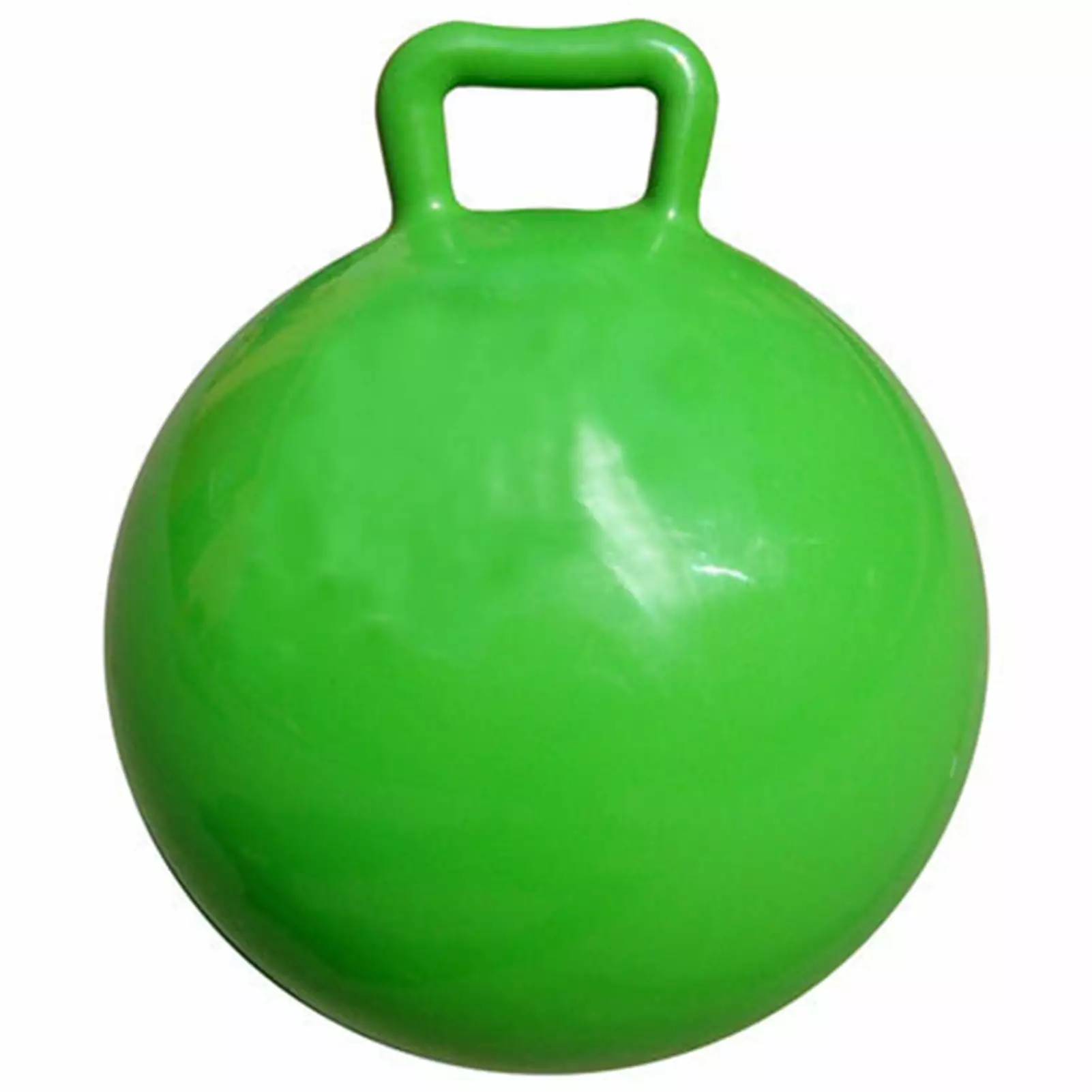 ametoys Pure Color Inflatable Bouncing Ball Jumping Hop Ball with Handle for Adults Exercise