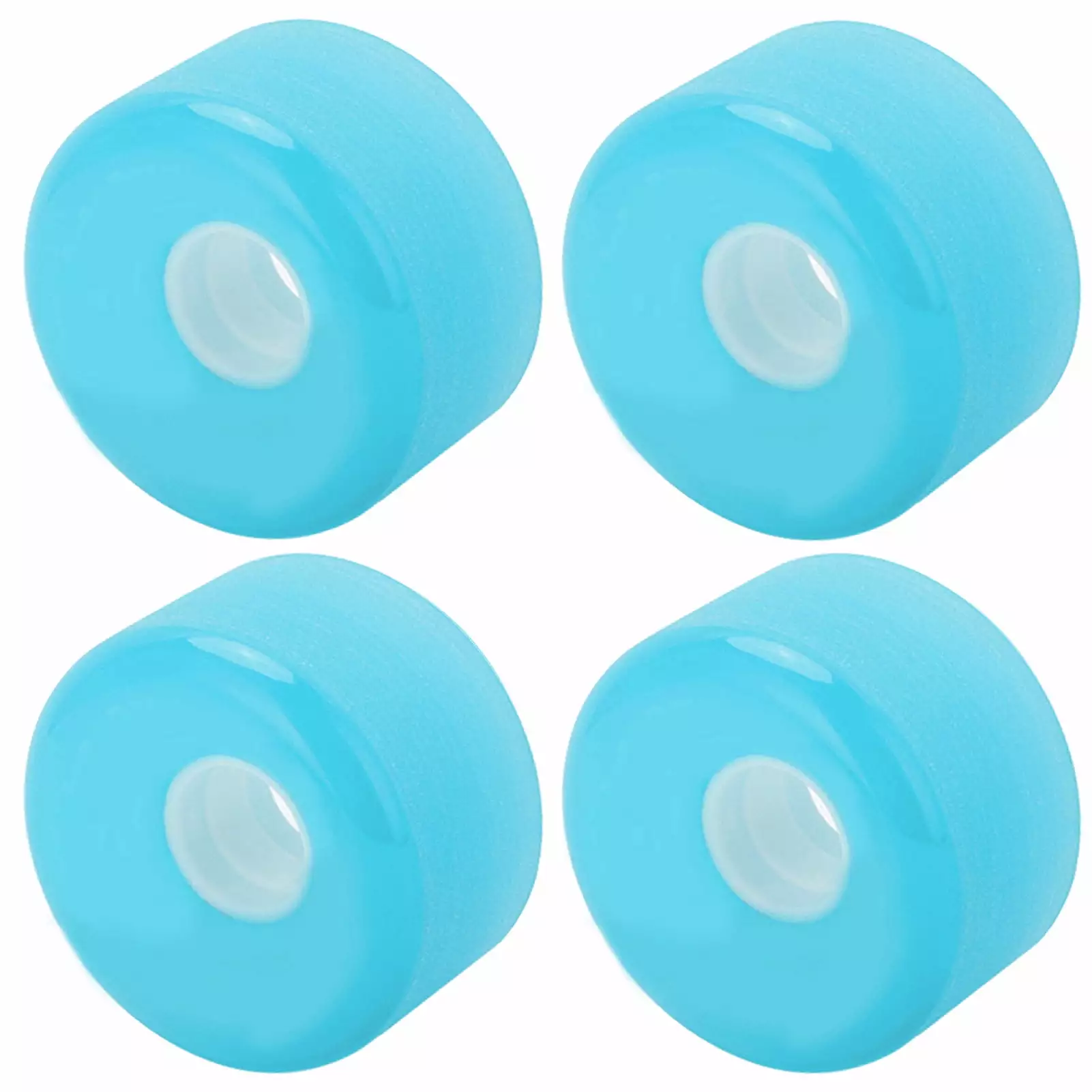 price crash PUENTE 4pcs 70x42mm Skateboard Wheels 80A Longboard Cruiser Wheels Replacement PartsBlue