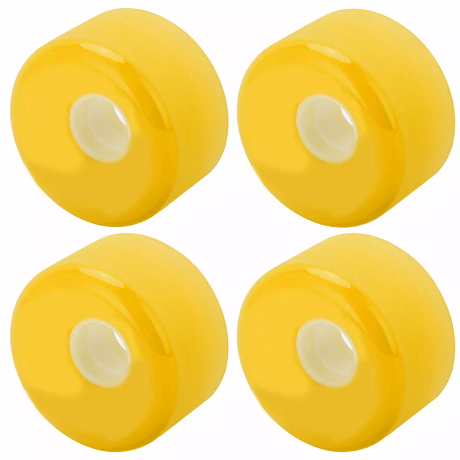 price crash PUENTE 4pcs 70x42mm Skateboard Wheels 80A Longboard Cruiser Wheels Replacement PartsYellow