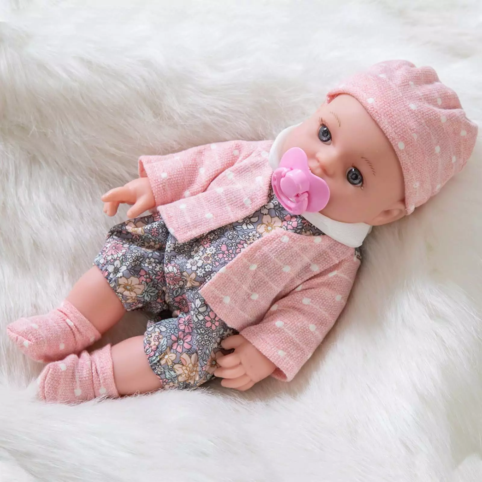 toys for 1 + year old girl 12 Inch Realistic Doll kind Girl Doll With Cute Clothes Hat Doll Realistic Girl Doll kind Toys Home Activities Parenting Gifts